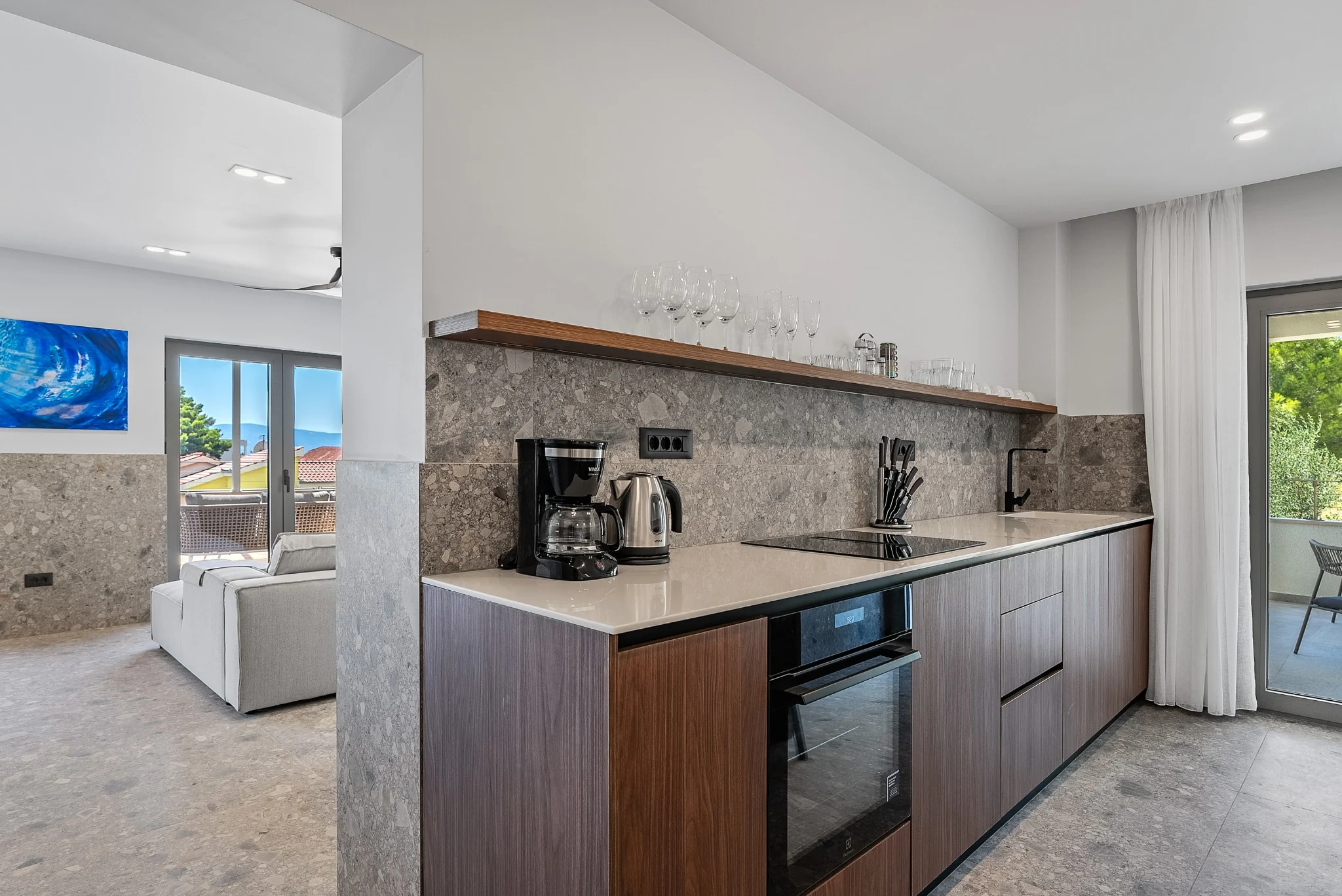 Designer kitchen detail